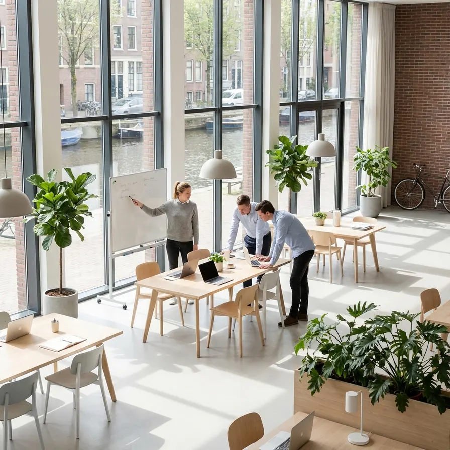 Illustratie van het verkennen van AI